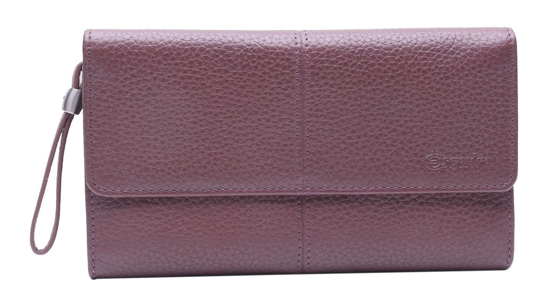 Esquire Verona Damenlangbörse 18 cm rot, Rot