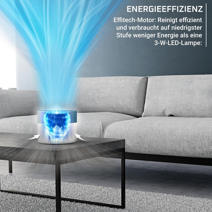 Rowenta Pure Air Mini Luftreiniger, für zu Hause, ultrakompakte Grösse, bis 22 m², extrem leiser Nac