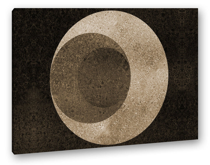 deyoli ausgefallene Kugel mit einem Loch Format: 80x60 Effekt: Sepia als Leinwandbild, Motiv fertig