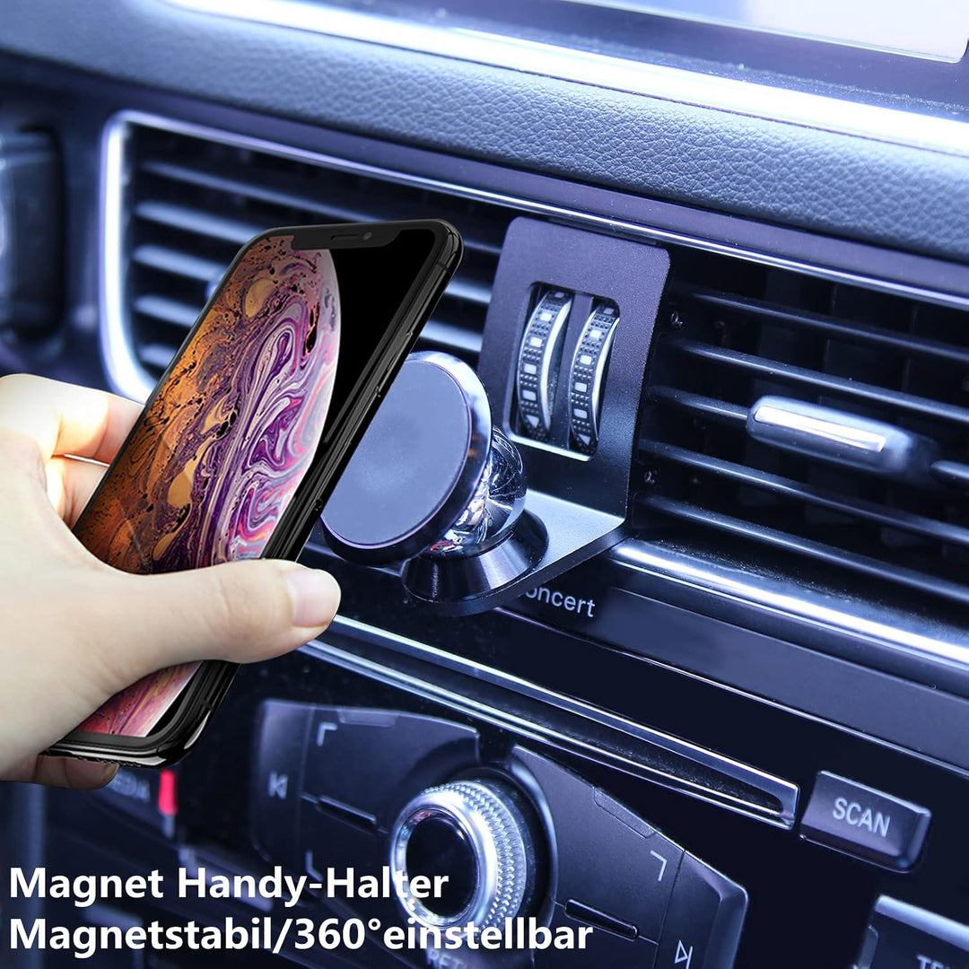 Magnet Handyhalterung kompatibel mit Audi Q5 8R und SQ5 geeignet für Smartphone und GPS mit Auto Han
