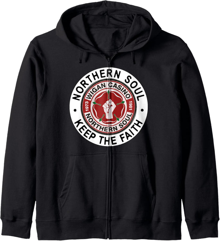 Northern Soul Badges, Wigan '81 Keep The Faith Kapuzenjacke