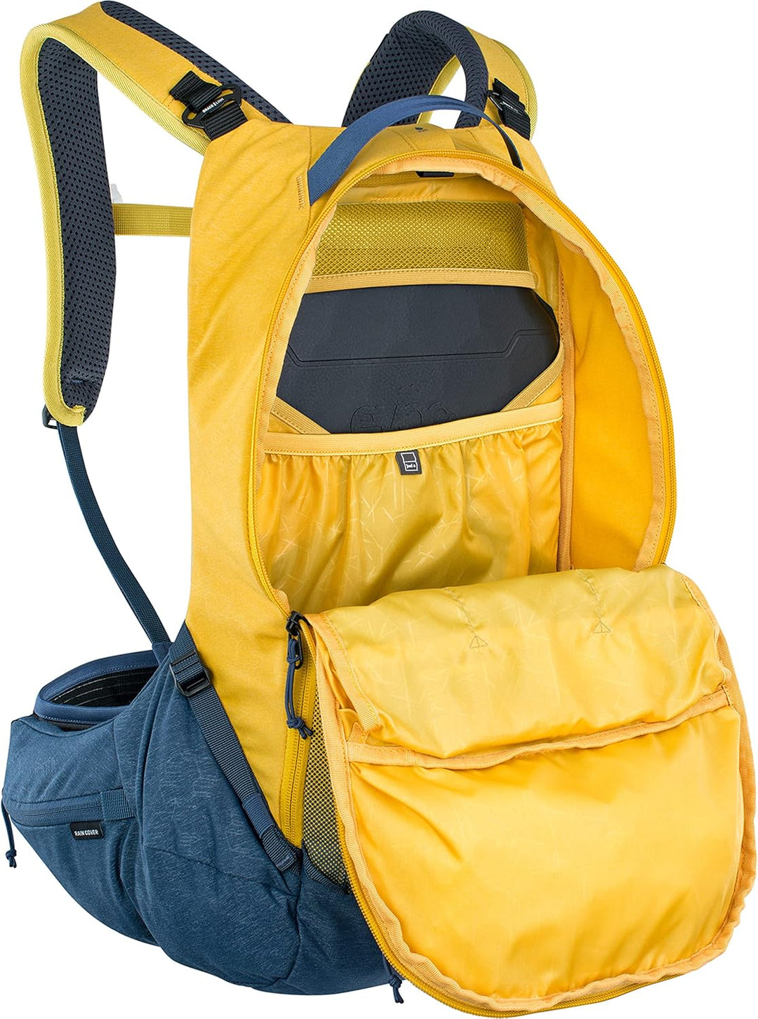 EVOC TRAIL PRO 16l Protektor Rucksack für Tagestouren & Trailriding, Fahrradrucksack (Backpack mit L