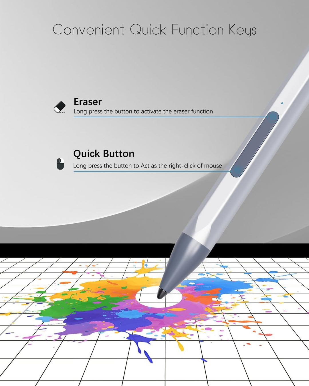 Stylus für Microsoft Surface Pro 12/11/10/9/8/7/6/5/4 Surface Go 4/3/2/1 Surface Book/Laptop/Studio/