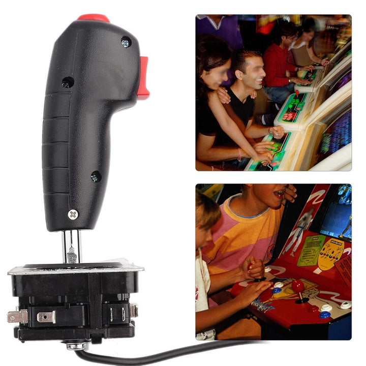Pyhodi Trigger Joystick 8-Wege-Flug-Joystick mit Oberer Feuertaste, Drucktasten mit Vorderem Auslöse
