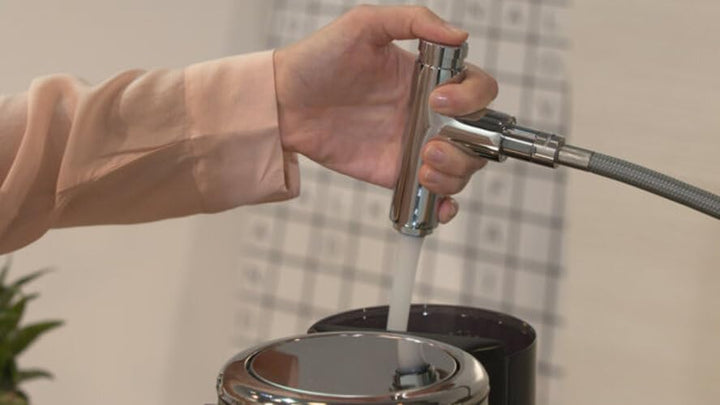 hansgrohe Talis Select S Einhebel-Küchenarmatur (Komfort-Höhe 300mm mit ausziehbarem Auslauf) Chrom