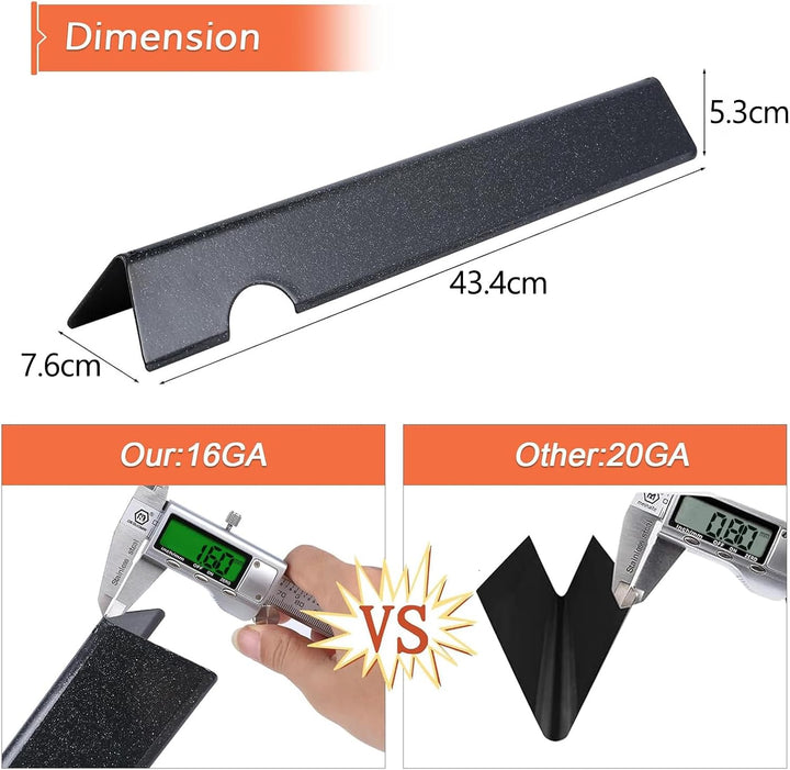 Denmay 66032 43,4 cm Flavorizer Bars für Weber Genesis II/LX 300 Serie, Genesis II 210, LX 240, II S