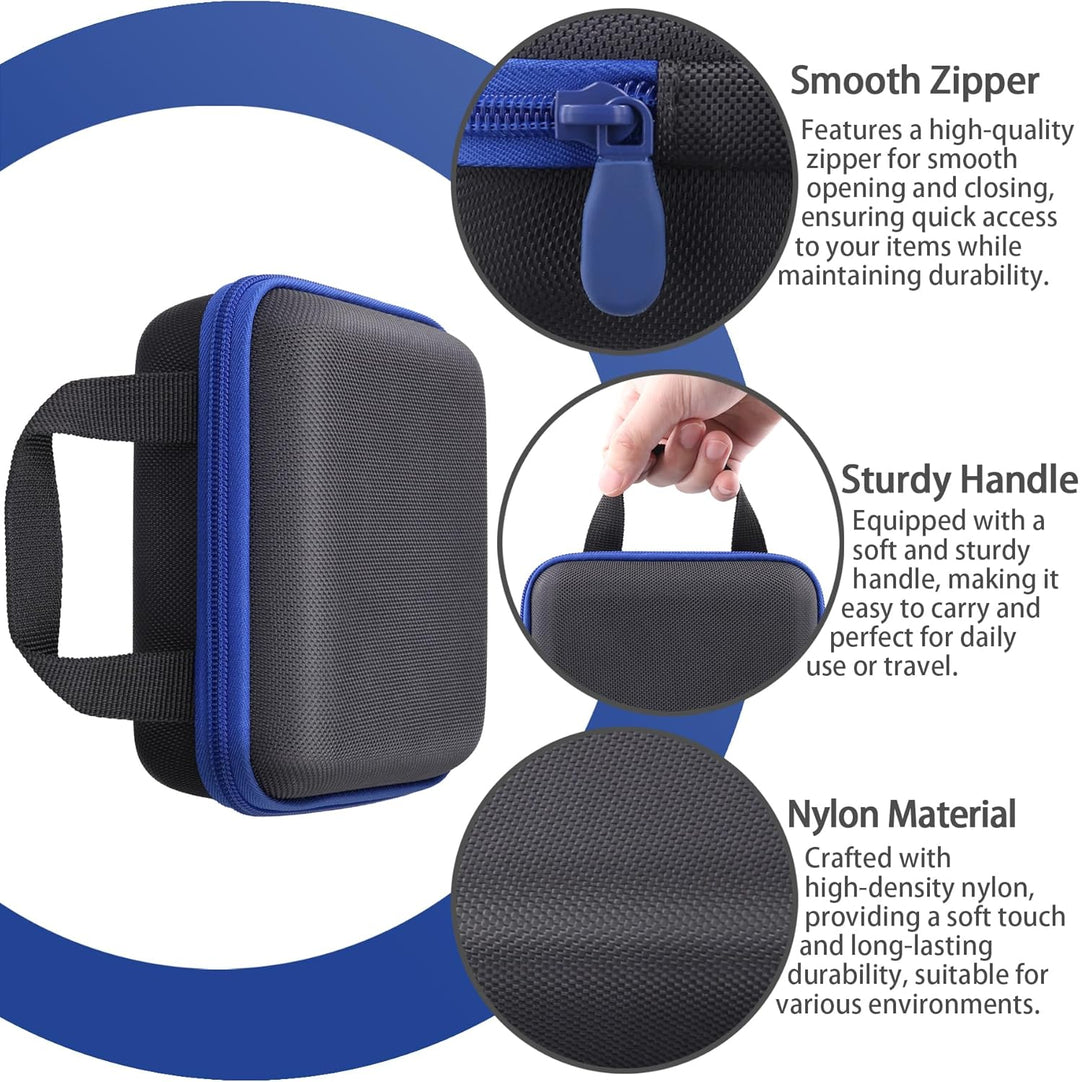 co2CREA Hart Reise Schutz Hülle Etui Tasche für Zoom PodTrak P4next Podcast Recorder, Nur Hülle, für