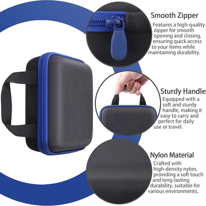 co2CREA Hart Reise Schutz Hülle Etui Tasche für Zoom PodTrak P4next Podcast Recorder, Nur Hülle, für