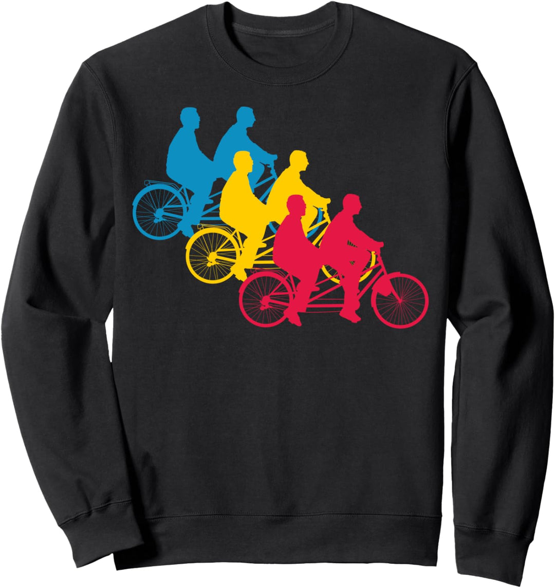 Tandem Fahrrad Vintage Retro Cool BMX MTB Mountainbike Bike Sweatshirt