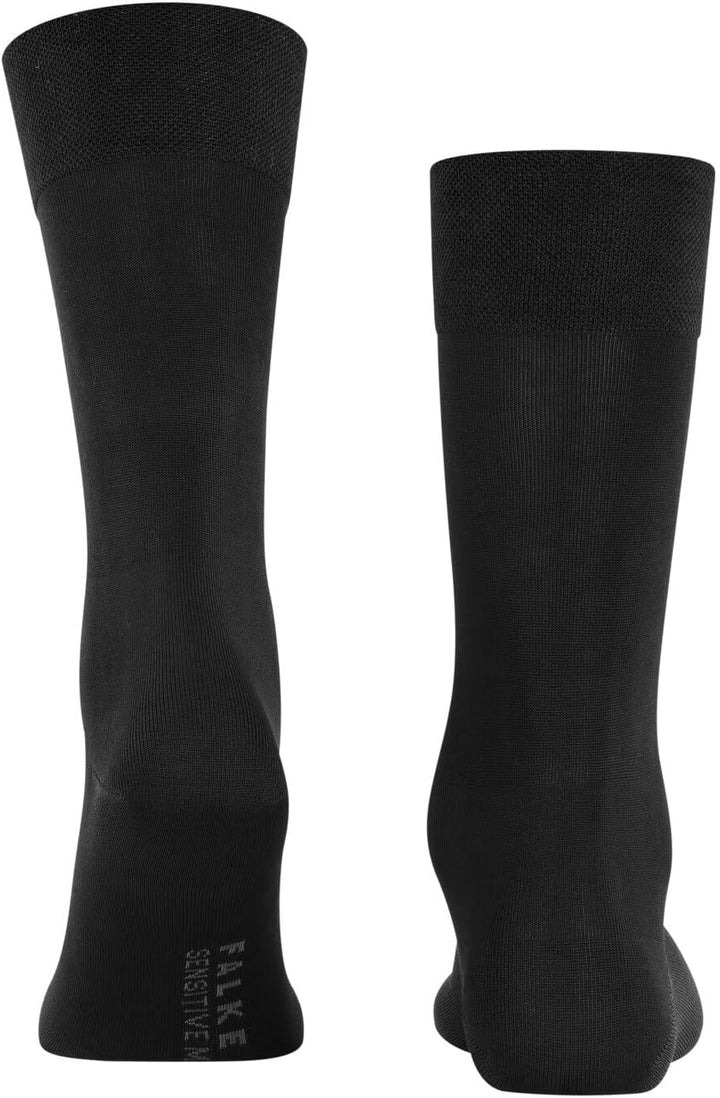 FALKE Herren Sensitive Malaga Socken druckfreier Komfortbund flache Naht gegen Druckstellen einfarbi