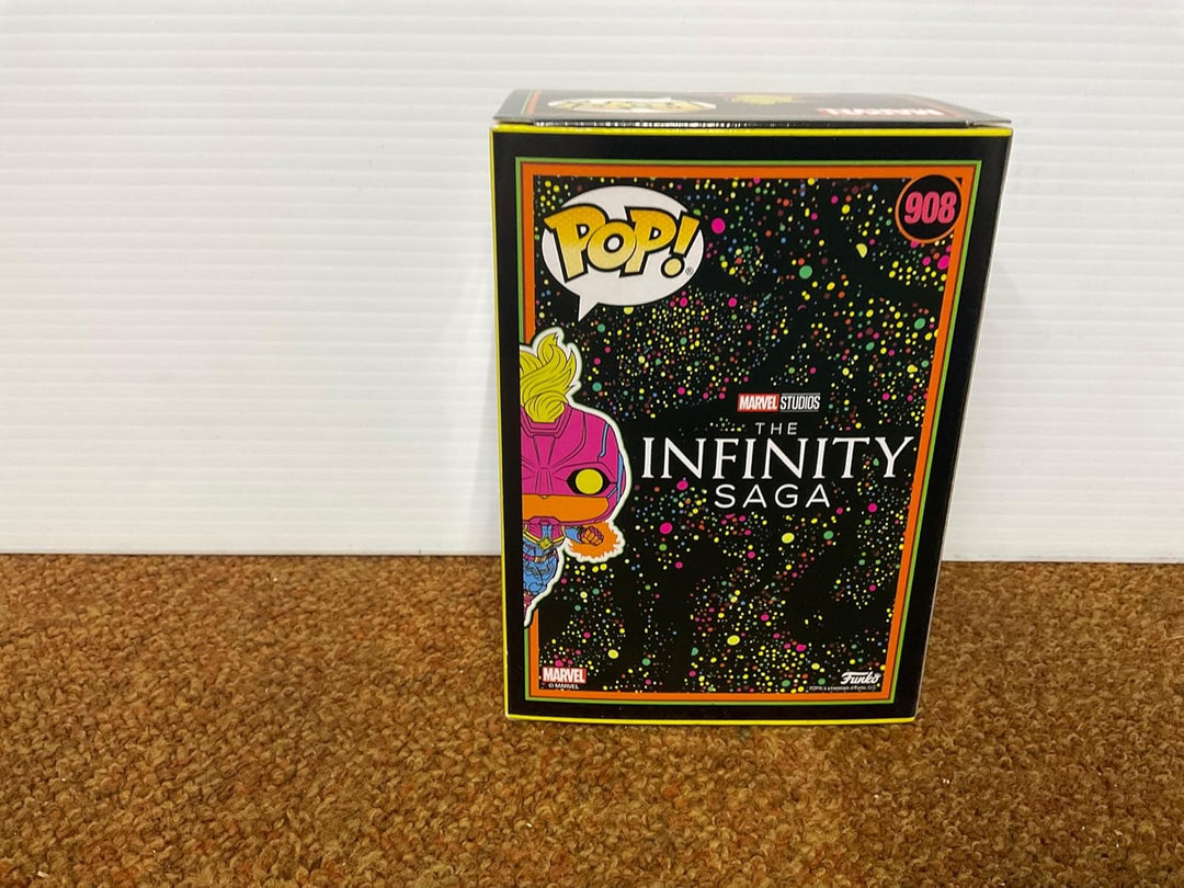 Funko POP! Marvel: Black Light - Captain Marvel 908