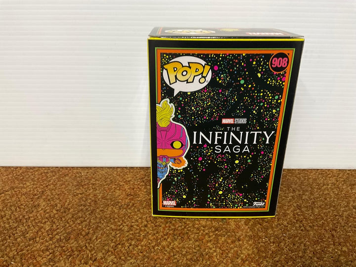 Funko POP! Marvel: Black Light - Captain Marvel 908