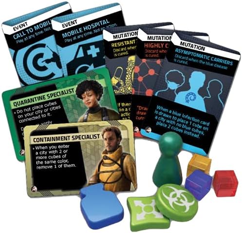 Asmodee | ZMan | Pandemic: Hot Zone – Europa | Familienspiel | Brettspiel | 2-4 Spieler | Ab 8+ Jahr