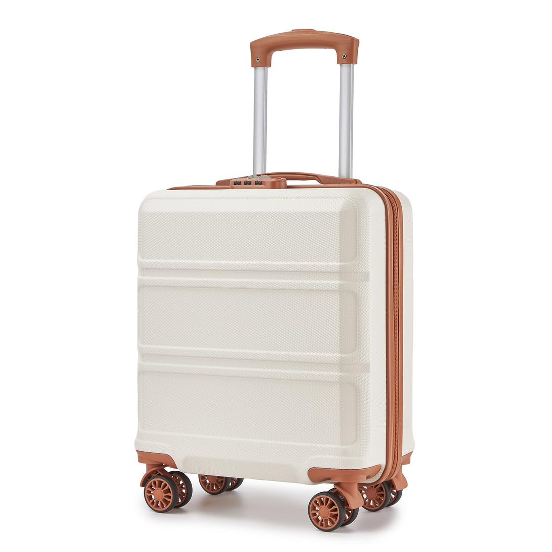 KONO Kleiner Koffer Handgepäck Hartschalenkoffer für Easyjet Handgepäck 45x36x20 cm, Leicht Reisekof