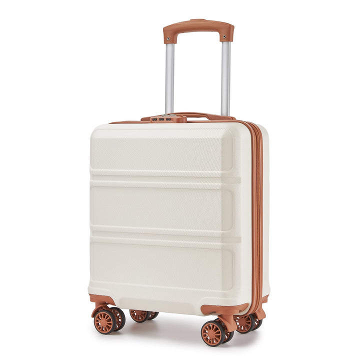 KONO Kleiner Koffer Handgepäck Hartschalenkoffer für Easyjet Handgepäck 45x36x20 cm, Leicht Reisekof
