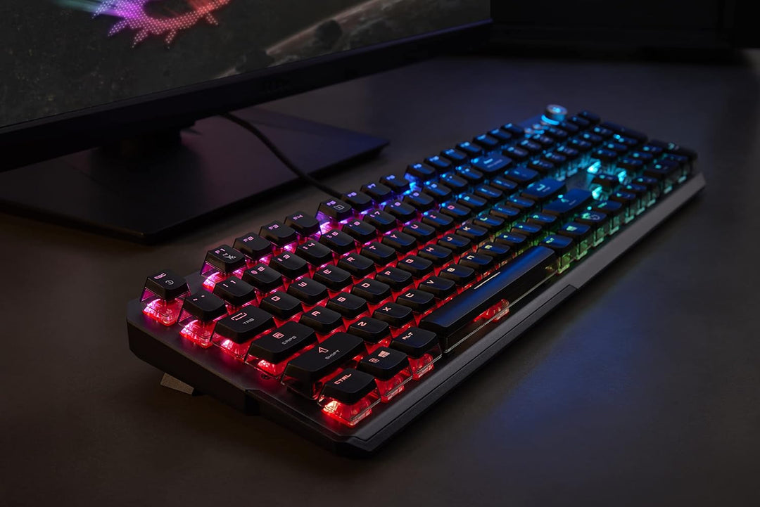 MSI Vigor GK71 Sonic RED DE Gaming Tastatur, QWERTZ & CLUTCH GM20 ELITE Gaming-Maus - 6.400 DPI Opti