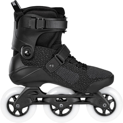 Powerslide Inline Skate Swell Lite Black 100, für Fitness, für Damen und Herren 38-39, 38-39