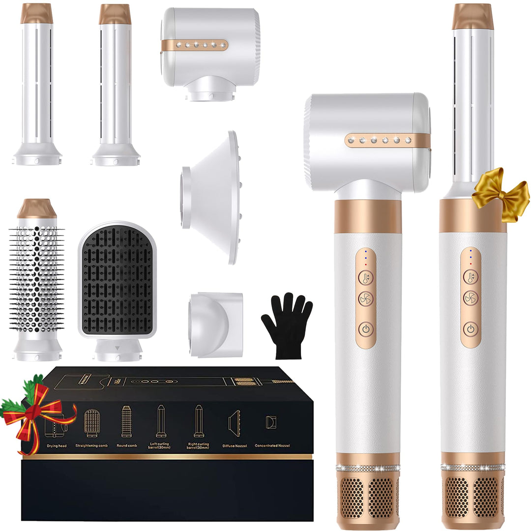 haarföhn airstyler UKLISS Haarstyler &amp; Ionen Haartrockner Pro7 in 1, Hairstyler Set mit Airflow Lock