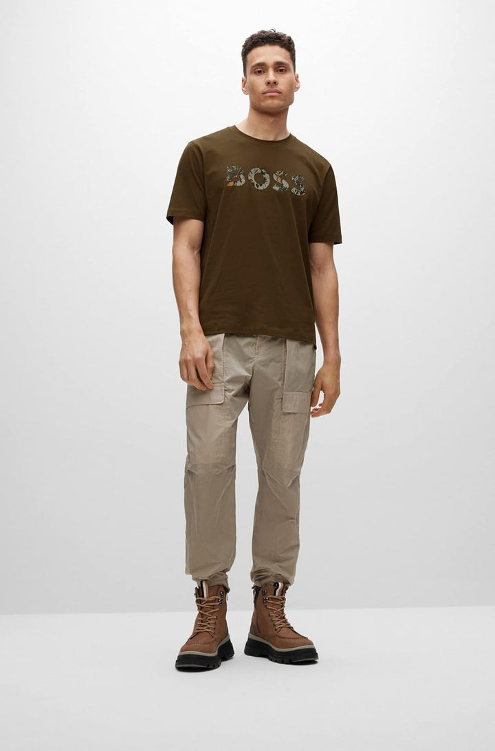 BOSS Herren Shirt L Dark Green, L Dark Green