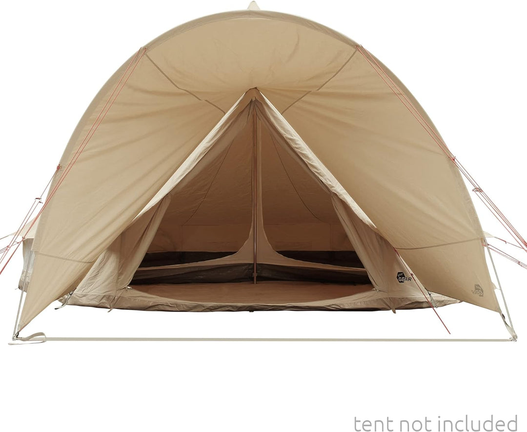 your GEAR Canopy Porch Desert Pro 8/10 - Universal Vorzelt/Vordach 300x140x195 cm