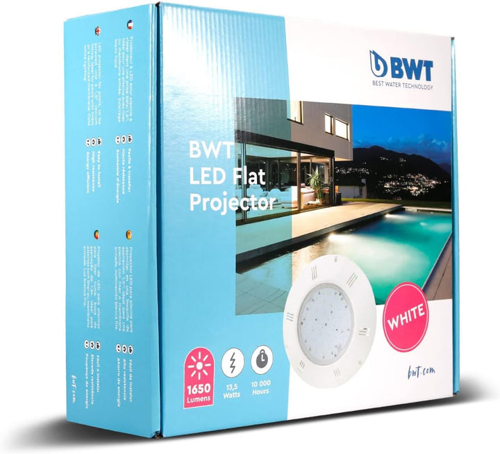 Paradies Pool Seamaid Flachscheinwerfer LED weiss 13,5 Watt 1650 Lumen 6500 K 10.000 Betriebsstunden