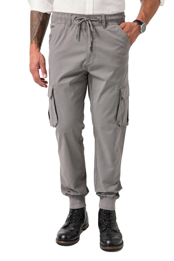JP 1880 Herren Cargohose lang L Grau, L Grau
