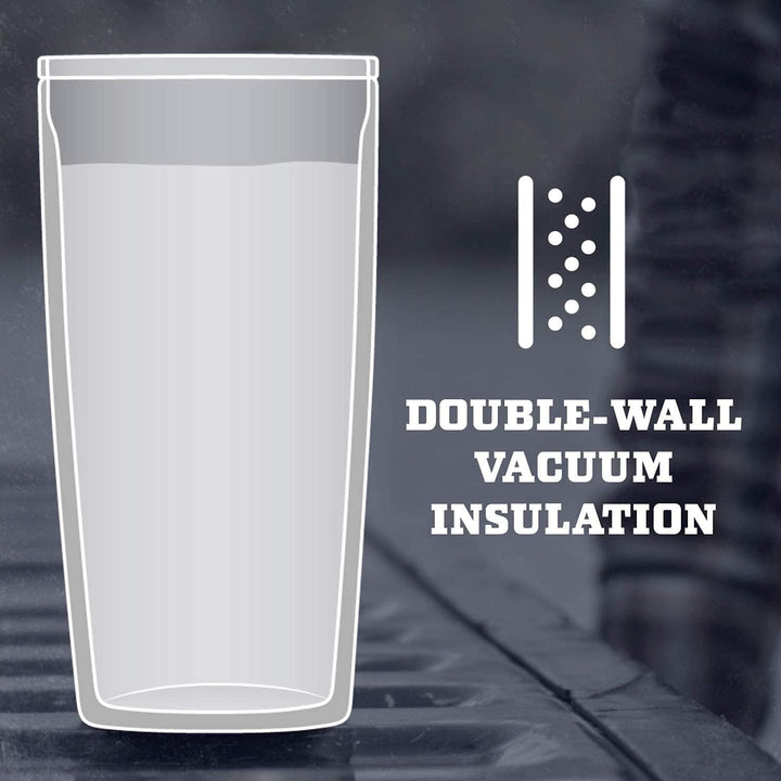 YETI Rambler Becher, 590 ml, Edelstahl, vakuumisoliert, mit MagSlider-Deckel Stainless Steel 20oz (5