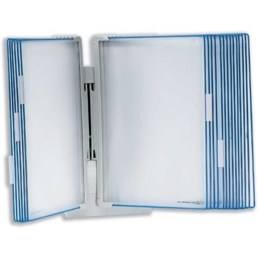 Tarifold Office-Wandanzeigegerät mit 5 aufsteckbaren Indexzungen und 10 Taschen A4 Blau Ref. 714301