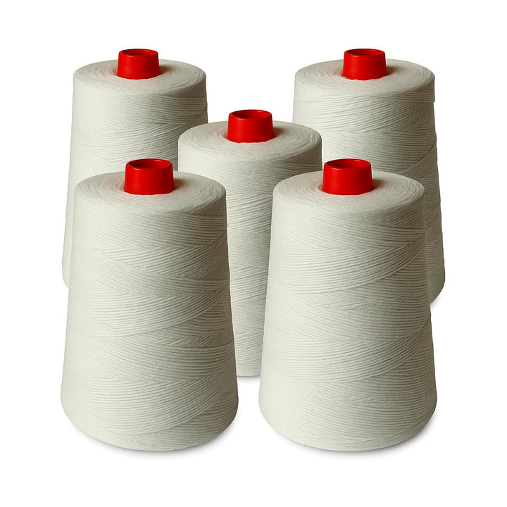Vrysac-High Resistance Polyester Thread Bobbins for Sack Sewing Machines-5 units pack-for Raffia Sac