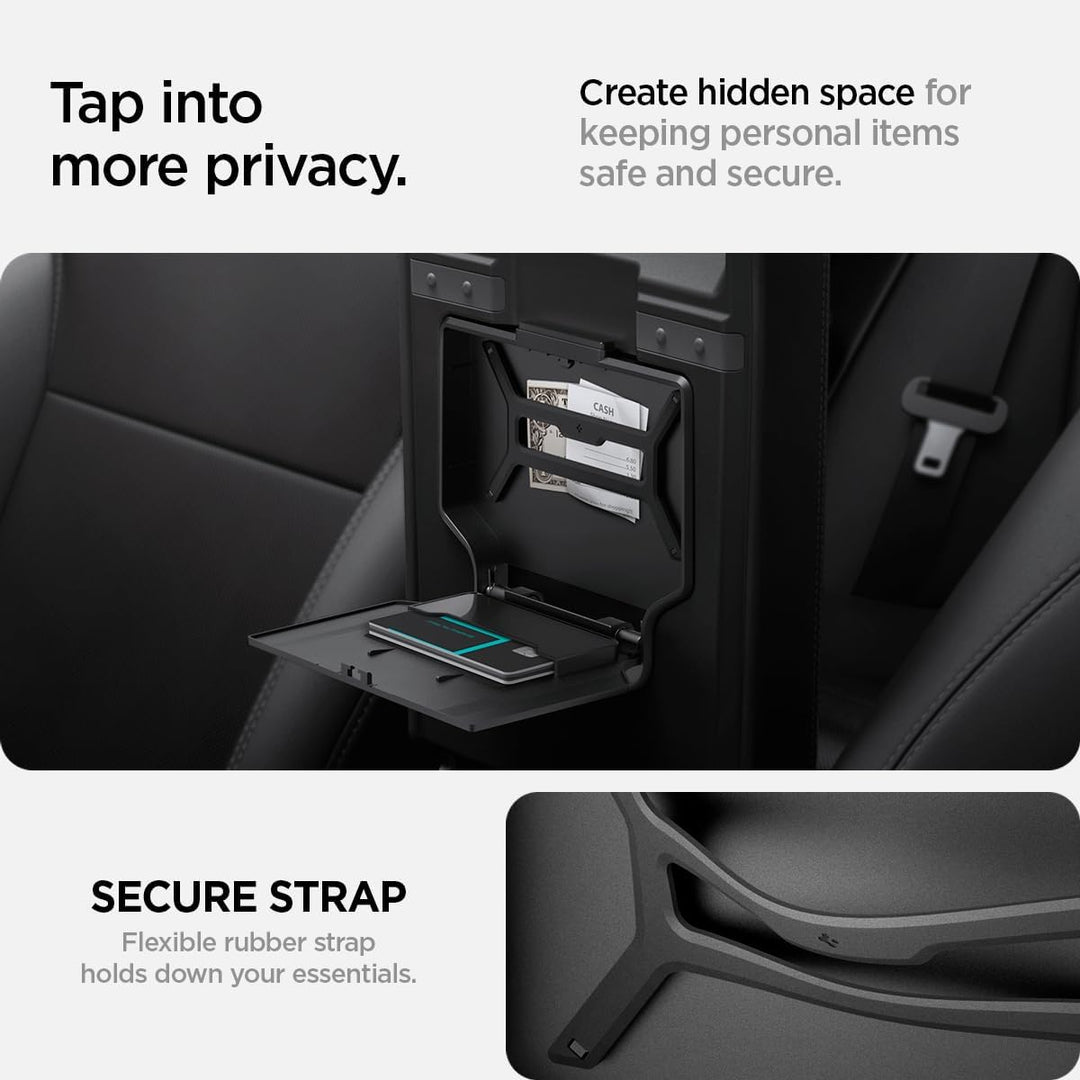 Spigen Tesla Model Y Juniper 2025 2026 Model 3 Highland 2025 2026 One-Touch Versteckte Aufbewahrungs