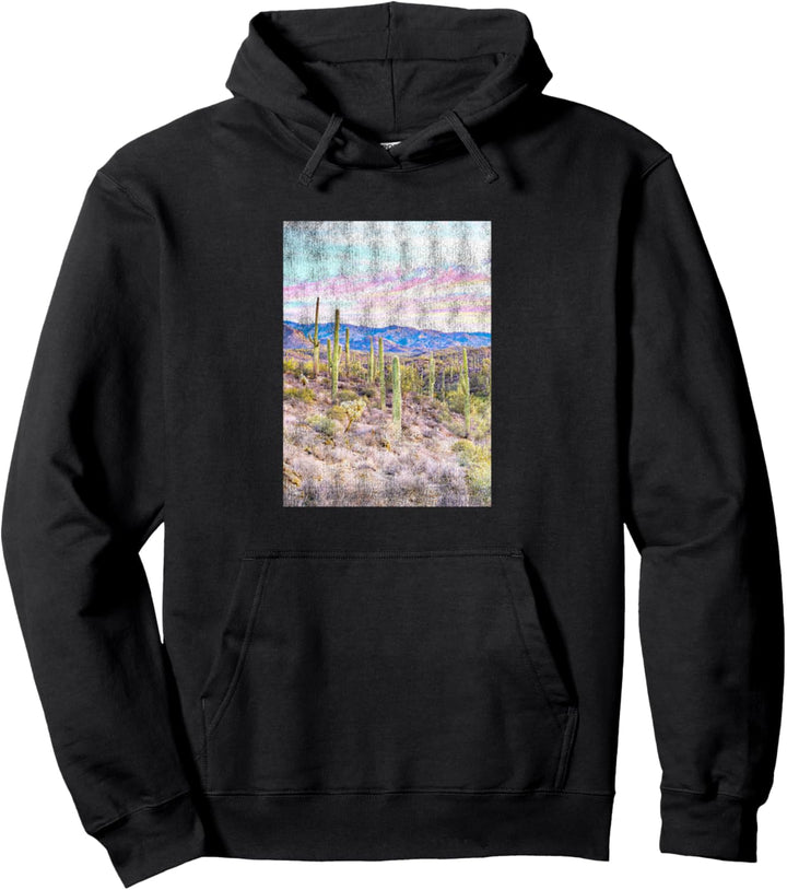 Trendy Desert Pop Pullover Hoodie