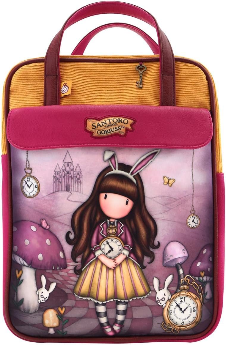 safta Unisex Kinder 1147 GJ03 Grosser Gorjuss Rucksack Just One Second, bunt, Medium