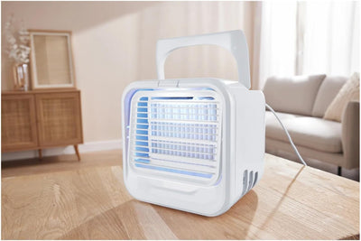 Silvercrest Tisch Luftkühler STLH 8 D1 - mit LED, Wassertank Eiswürfel