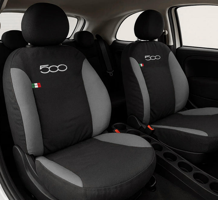 Auto Accessori Lupex Autositzbezüge kompatibel mit Cinquecento 500, hergestellt in Italien, Polyeste