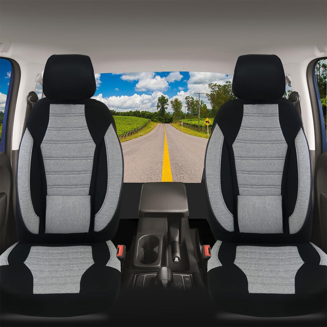 BREMER SITZBEZÜGE Mass Sitzbezüge Schonbezüge für Mercedes GLK X204 KT101 KT101 - Schwarz/Grau GLK X