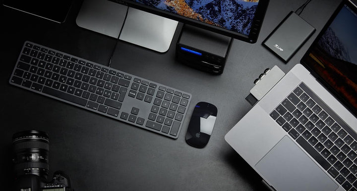 LMP 18244 kabelgebundene USB Tastatur für Mac Space grau (deutsch)