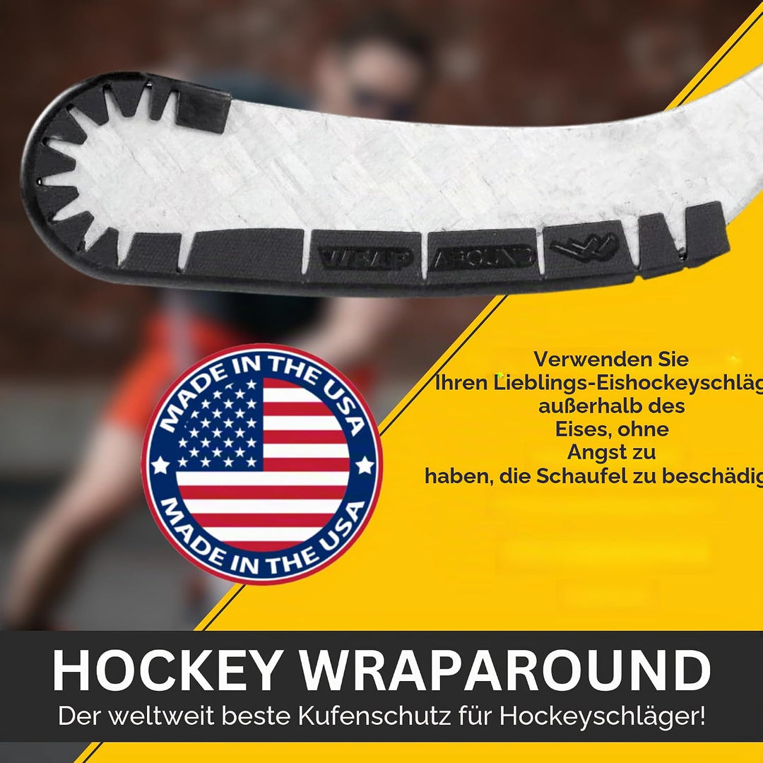 Eishockey Wraparound Ice Schwarz, Schwarz