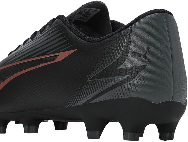 PUMA Men's Ultra Play Fg/Ag Soccer Shoe 40.5 EU Puma Black Copper Rose, 40.5 EU Puma Black Copper Ro