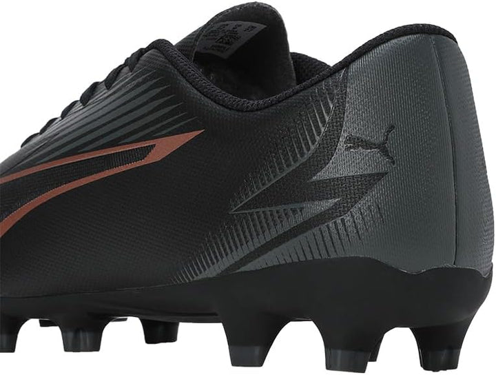 PUMA Men's Ultra Play Fg/Ag Soccer Shoe 40.5 EU Puma Black Copper Rose, 40.5 EU Puma Black Copper Ro