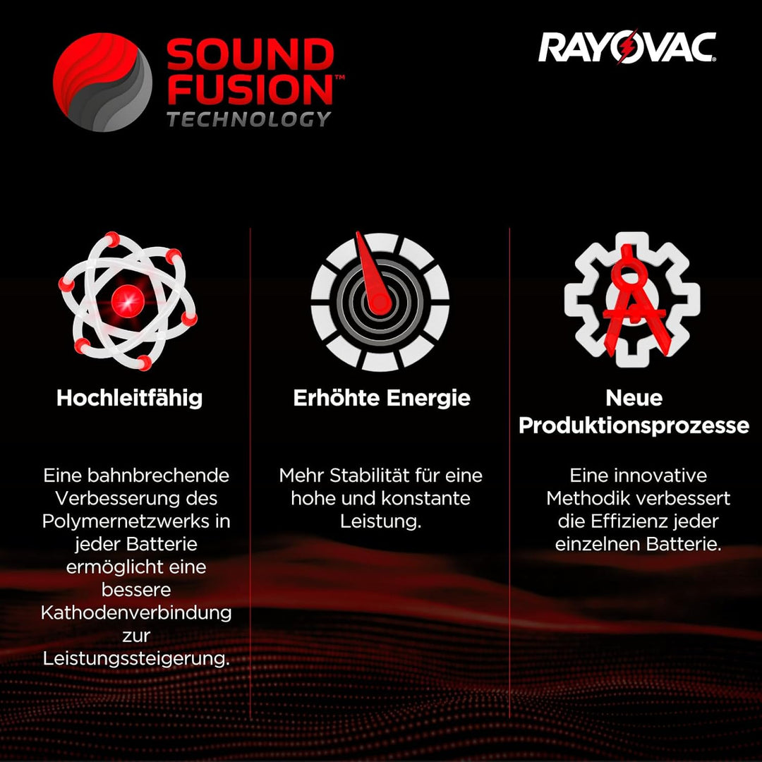 Rayovac Extra Advanced 10. 120 Batterien: 120 Rayovac + 60 Lebensdauer