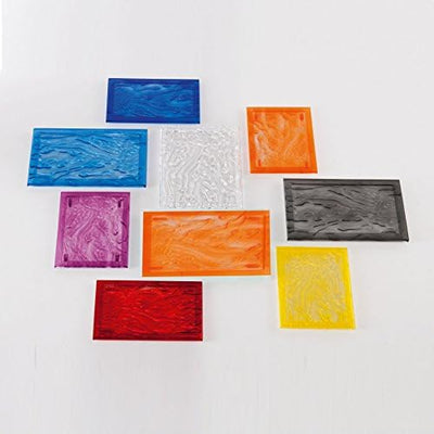 Kartell 01210B4 Dune Tablett, Plastik, kristall, 55 x 38 x 3 cm Grande Cristallo, Grande Cristallo