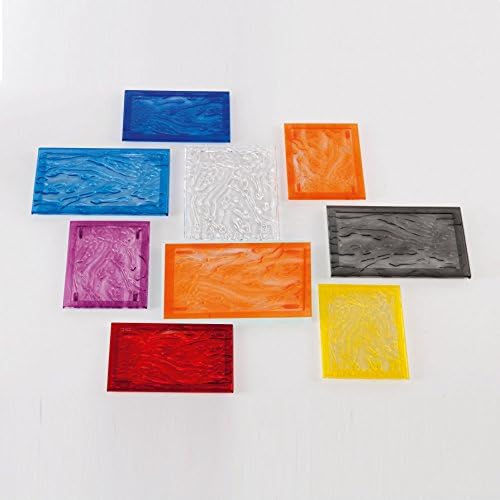 Kartell 01210B4 Dune Tablett, Plastik, kristall, 55 x 38 x 3 cm Grande Cristallo, Grande Cristallo