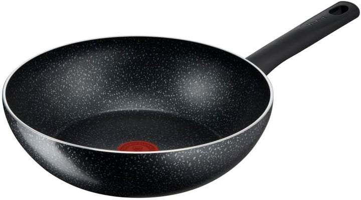 Tefal Brut Wokpfanne 28 cm | C28019 | THERMO-SIGNAL™ | gesundes Kochen | sichere Antihaftversiegelun