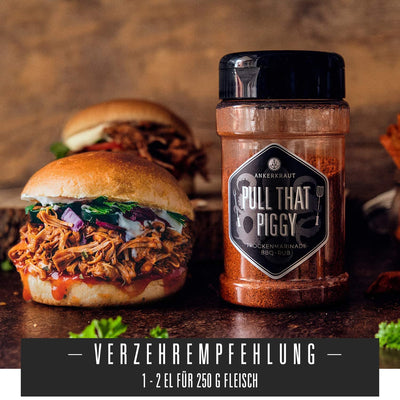 Ankerkraut Pull that Piggy, Pulled Pork BBQ-Rub, Gewürzmischung zum Grillen, 750g im Beutel 750g XXL