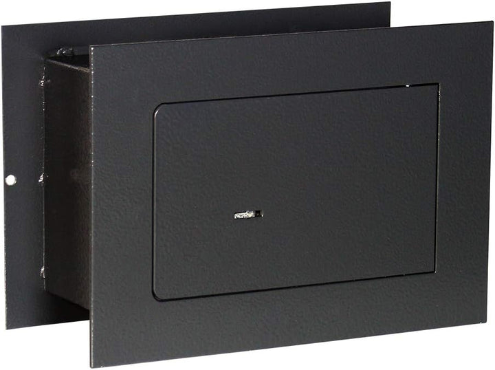 Rottner 3080 Wandtresor Dolomit 1 Schwarz, Doppelbartschloss, Feuerfalz,Schlüssel,Mauertresor,Wandsa