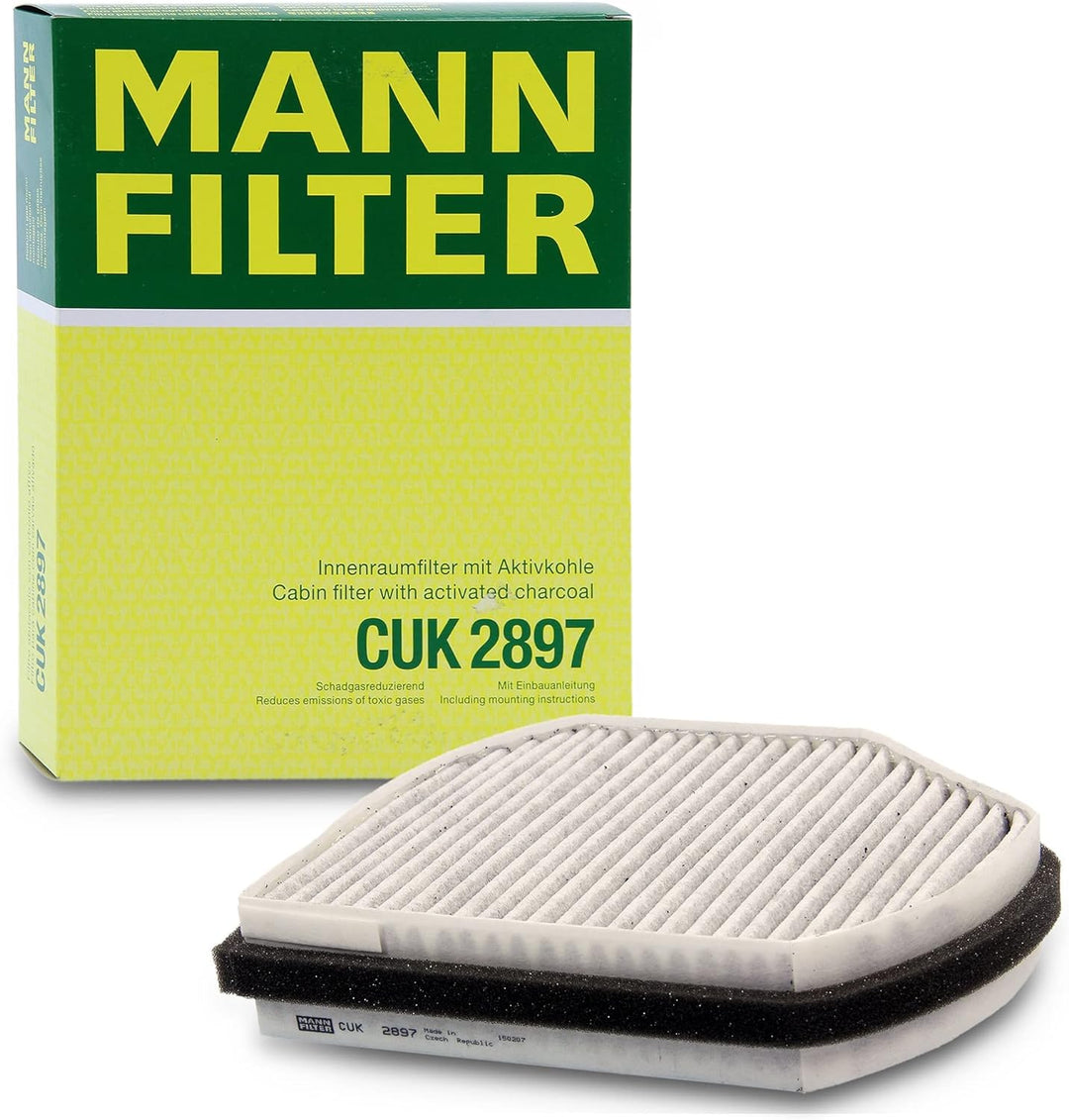 1x MANN-FILTER Ölfilter, 1x MANN-FILTER Luftfilter, 1x MANN-FILTER Innenraumfilter (Aktivkohlefilter