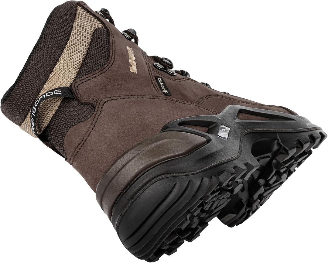 LOWA Renegade GTX MID Unisex Wanderstiefel Outdoor Goretex Anthrazit 46.5 EU Espresso, 46.5 EU Espre