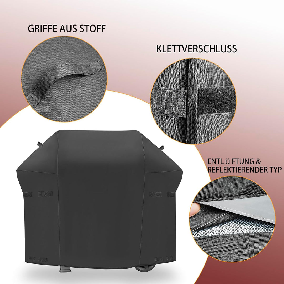 129cm Grillabdeckung für Weber Spirit II 300& 200 Serie, 7139 Grill Abdeckung Heavy Duty & Wasserdic