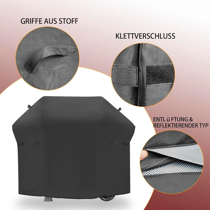 129cm Grillabdeckung für Weber Spirit II 300& 200 Serie, 7139 Grill Abdeckung Heavy Duty & Wasserdic