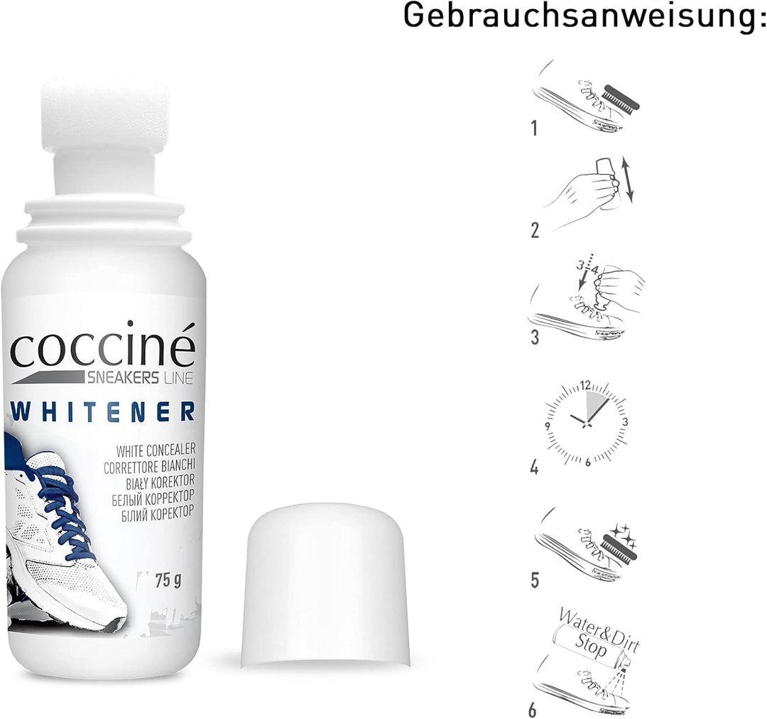 Cocciné - Sneaker Whitener, Schuhreiniger Weisse Schuhe, Schuh Weissmacher, Sneaker Cleaner Weiss, S